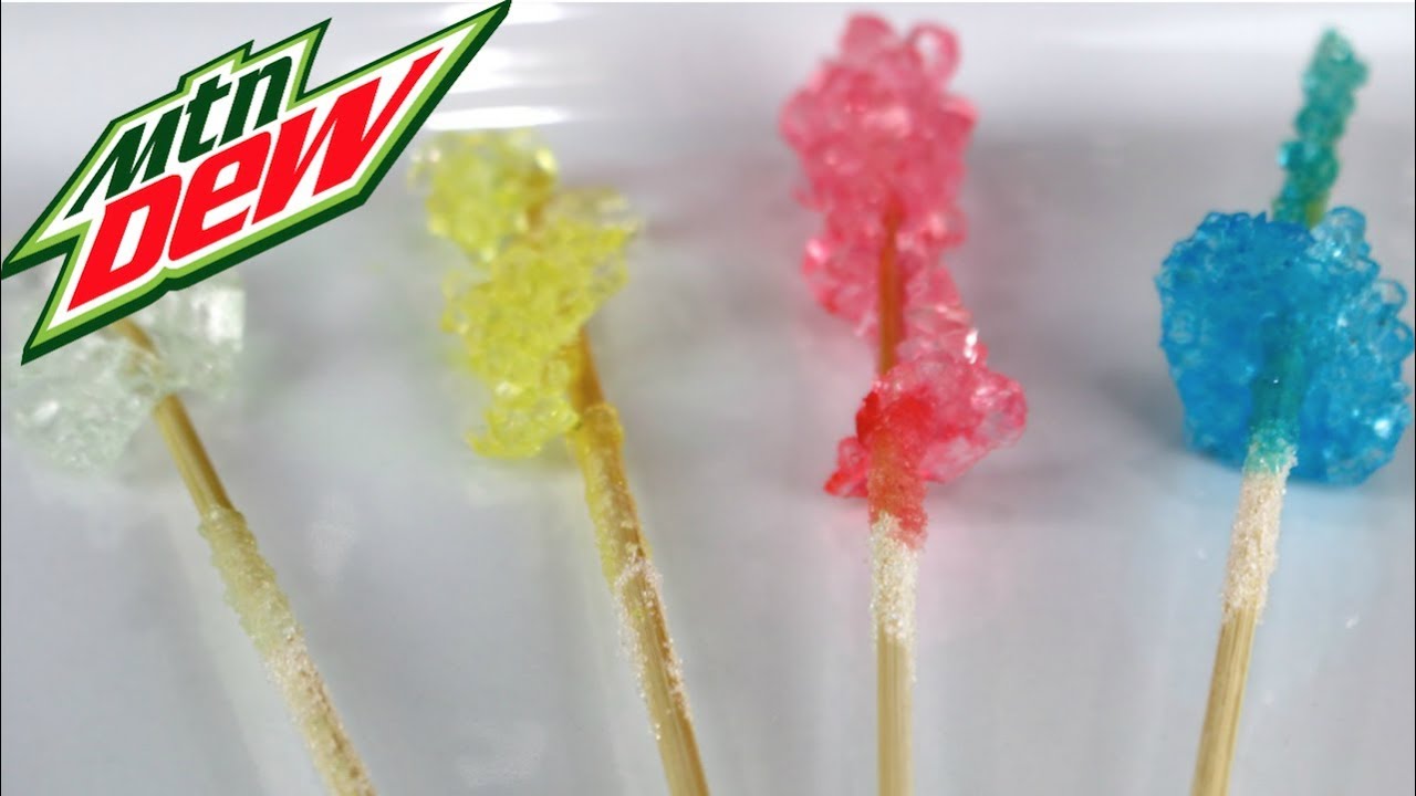 Mountain Dew Rock Candy | DIY Rock Candy