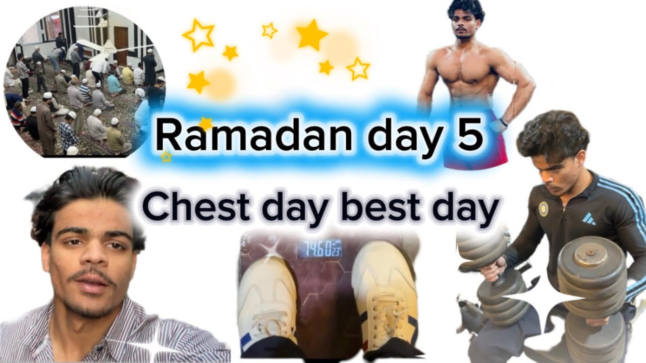 Ramadan Day 5 | Chest Workout + Taraweeh Energy 💪🌙