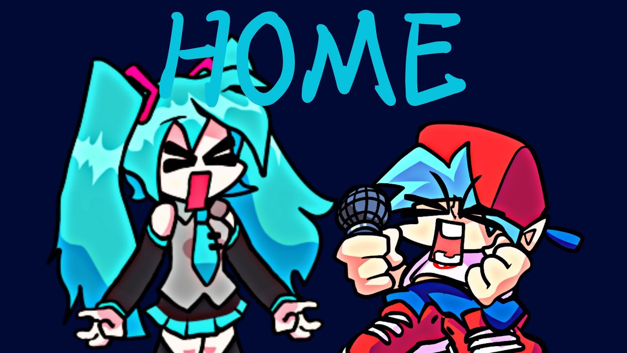 FNF HOME But Miku Sings It