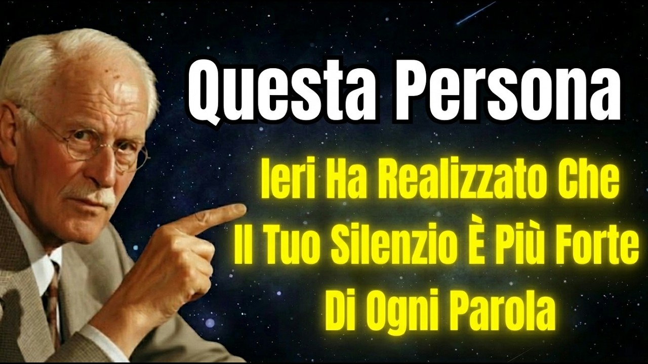 Questa Persona Ieri Ha Realizzato Che Il Tuo Silenzio È Più Forte Di Ogni Parola — Carl Jung
