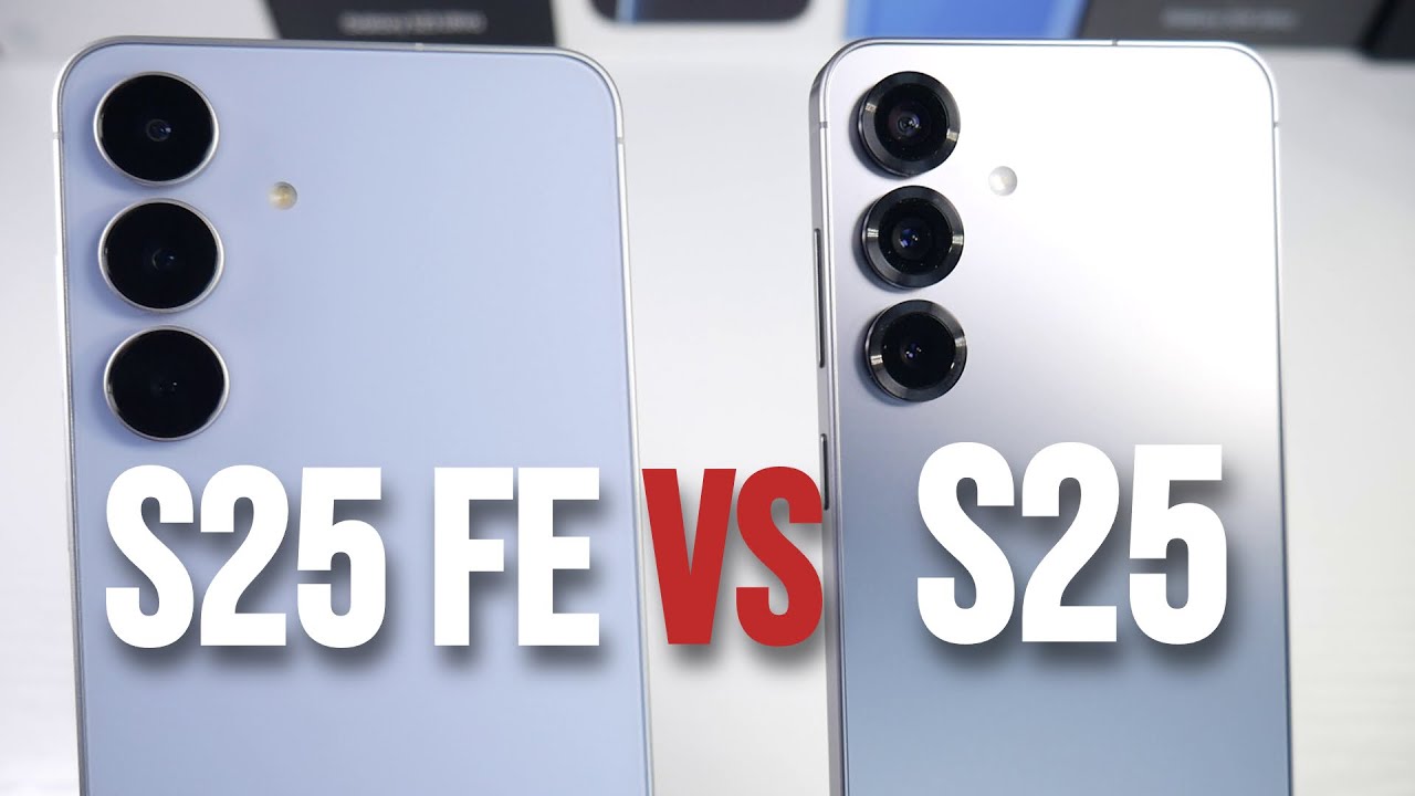 Samsung Galaxy S25 FE VS Samsung Galaxy S25 - (Speed Test, Camera Comparison, Speakers & PUBG)
