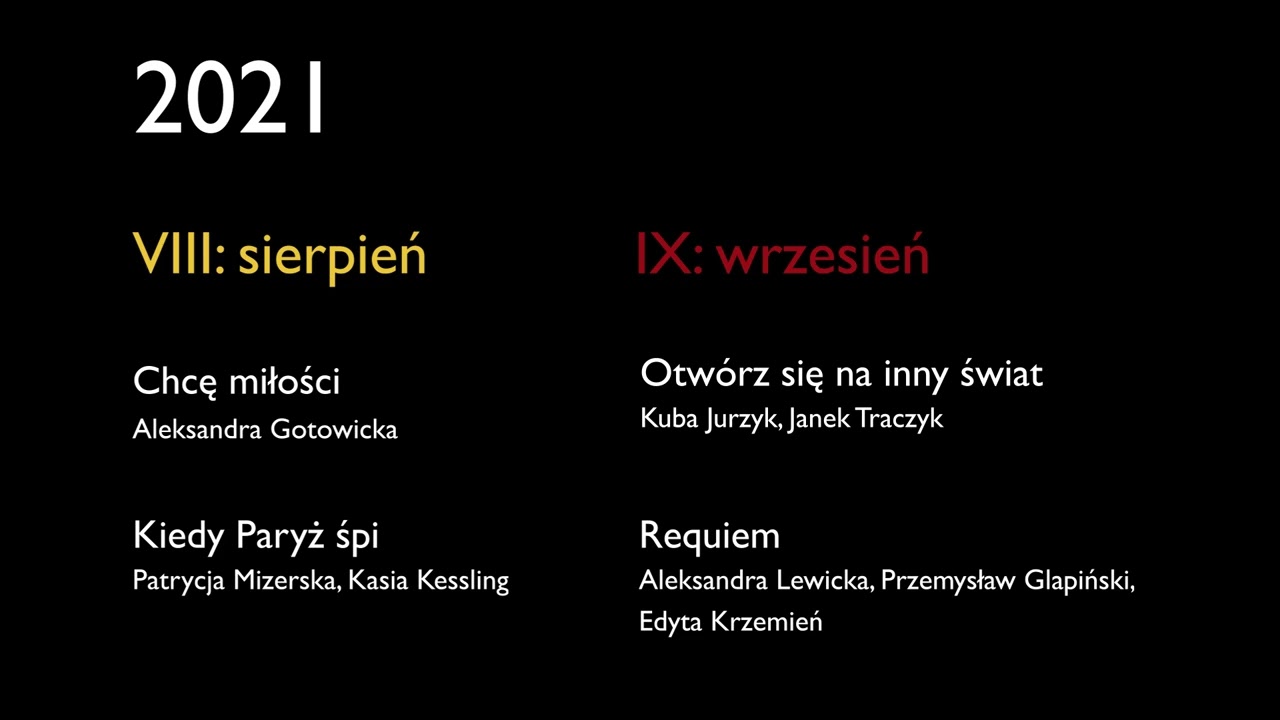 sierpień, wrzesień 2021 - Studio Accantus