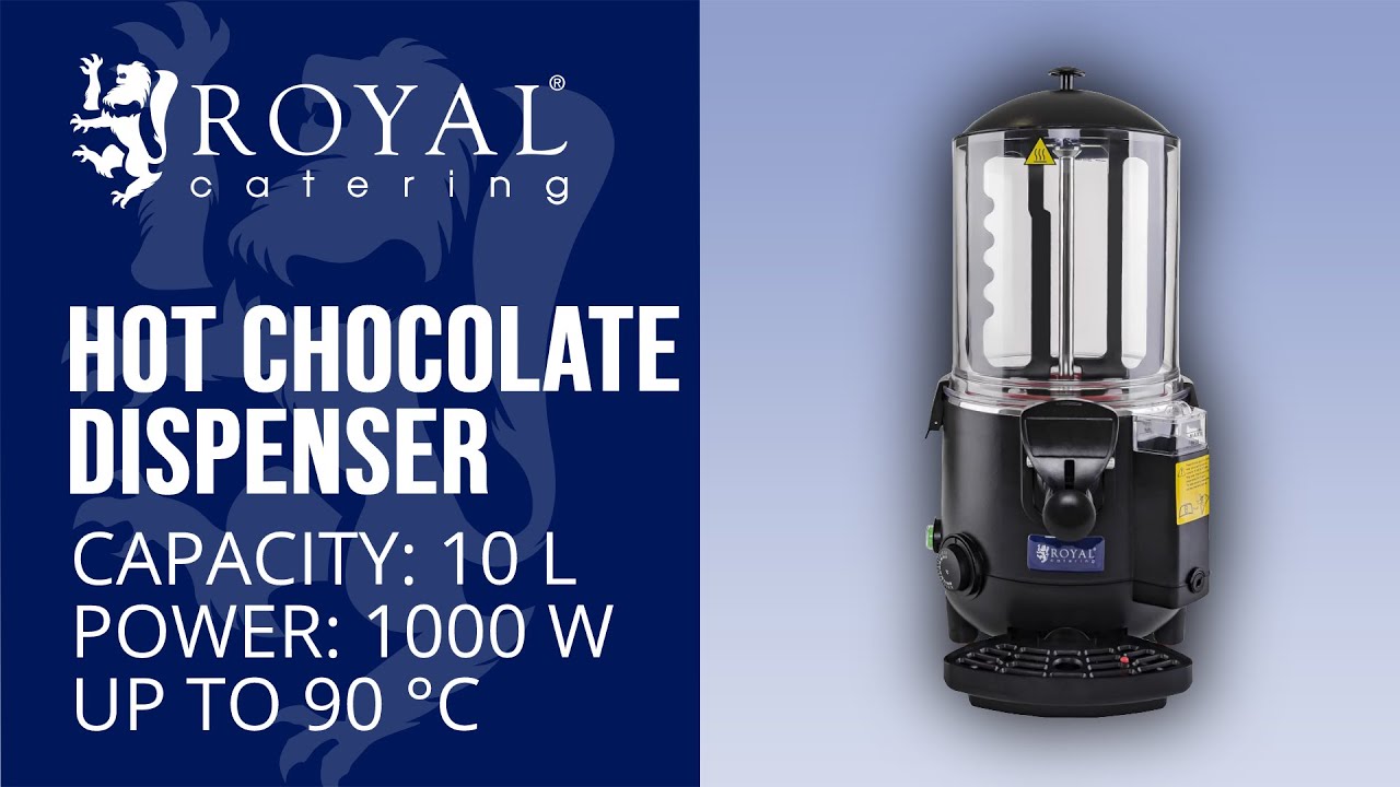 Hot Chocolate Dispenser Royal Catering RCSS-10 | Product Presentation