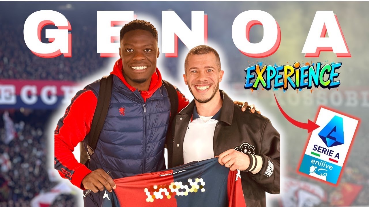 TOUR EPICO nello STADIO DEL GENOA 🏟️ Match di SERIE A e INCONTRO SCHOCK con un CALCIATORE 😍