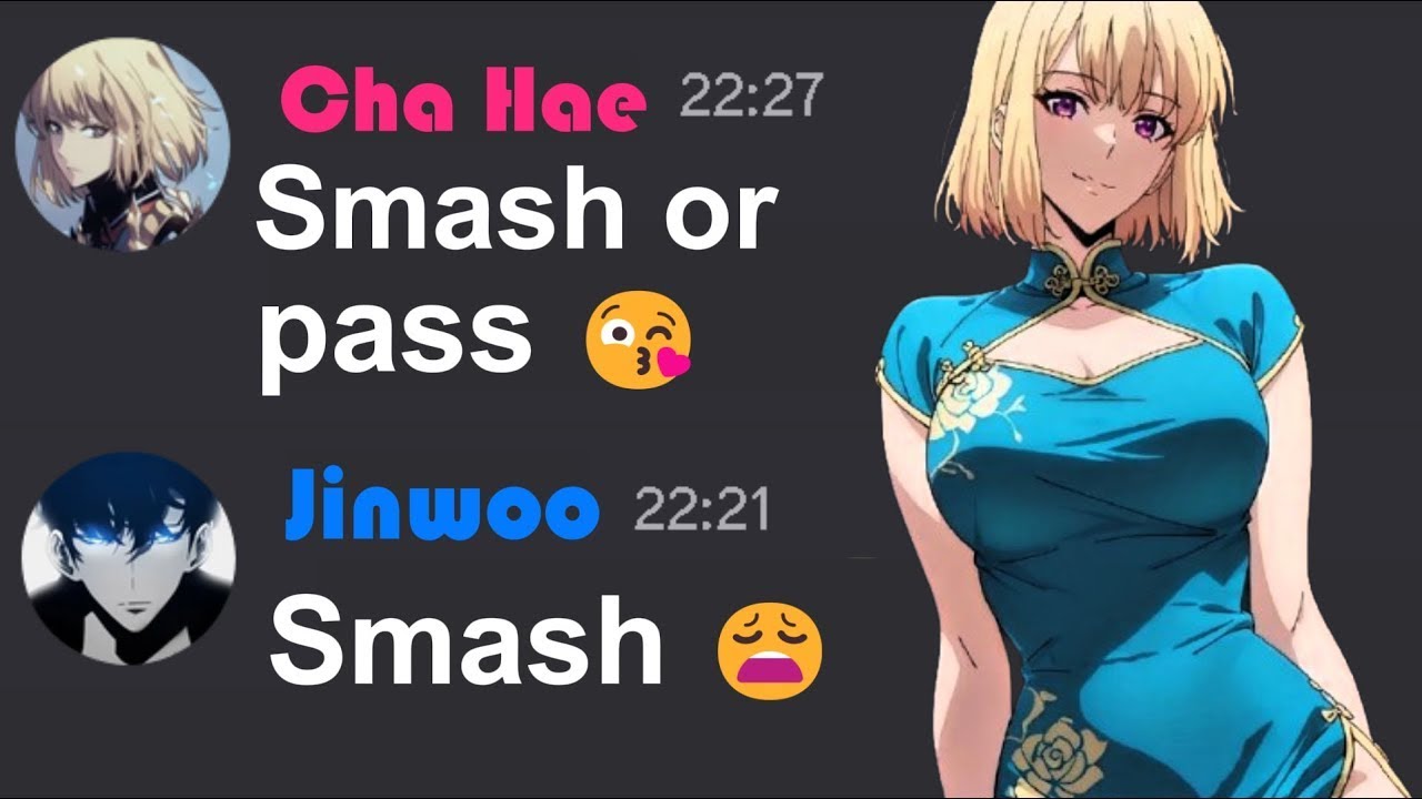 If solo leveling characters play Smash or Pass 🥴