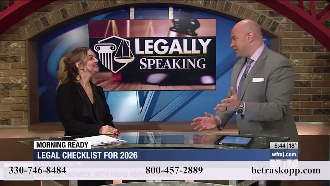 Legally Speaking on WFMJ Today, Friday, January 2, 2026