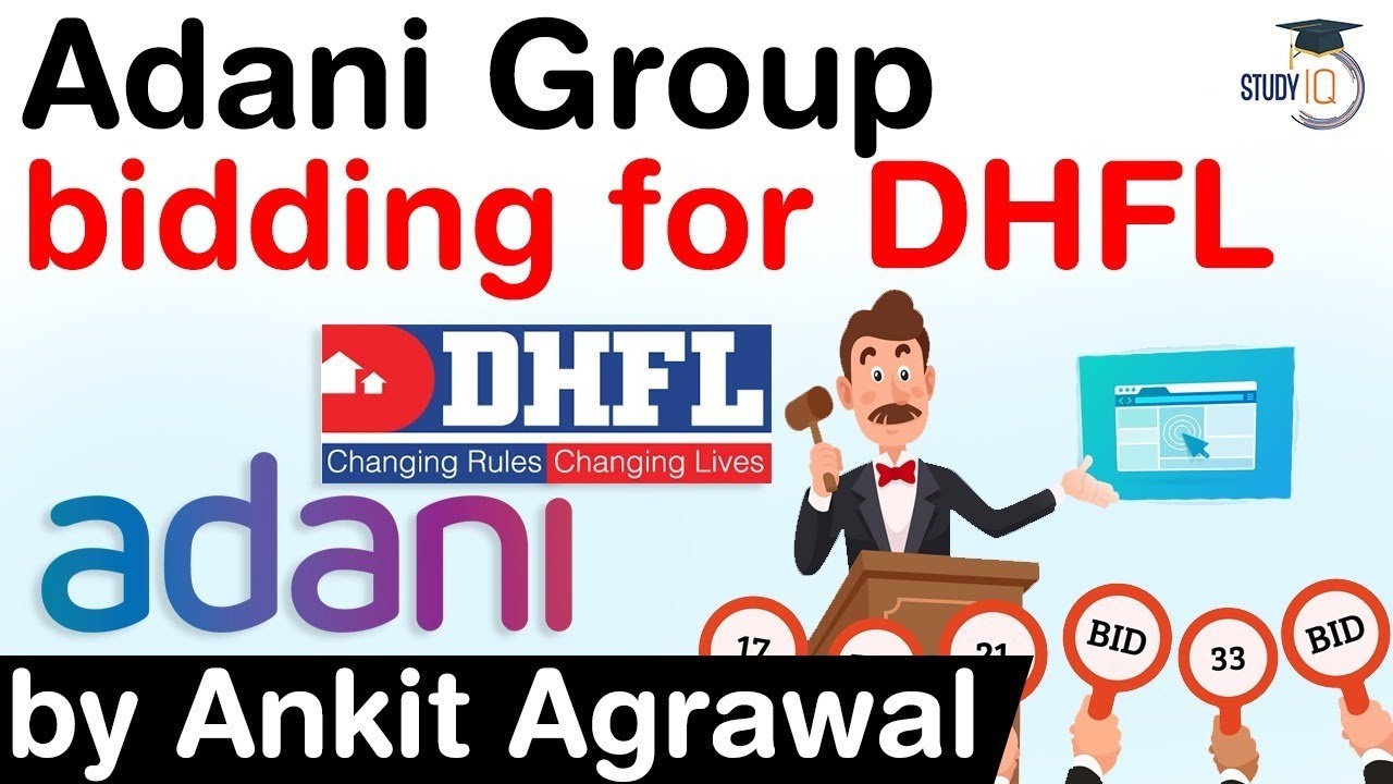 Adani Group's higher bid for DHFL - What is the case against DHFL? #UPSC #IAS