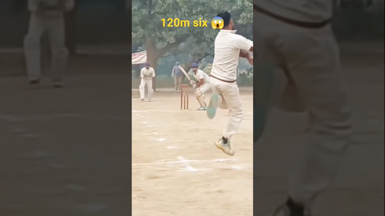 120m ka sbse lamba chakka😱
