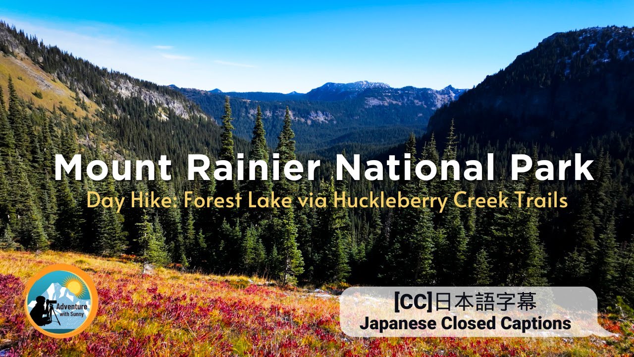 Mount Rainier National Park in Autumn | Forest Lake via Huckleberry Creek and Sourdough Ridge Trails