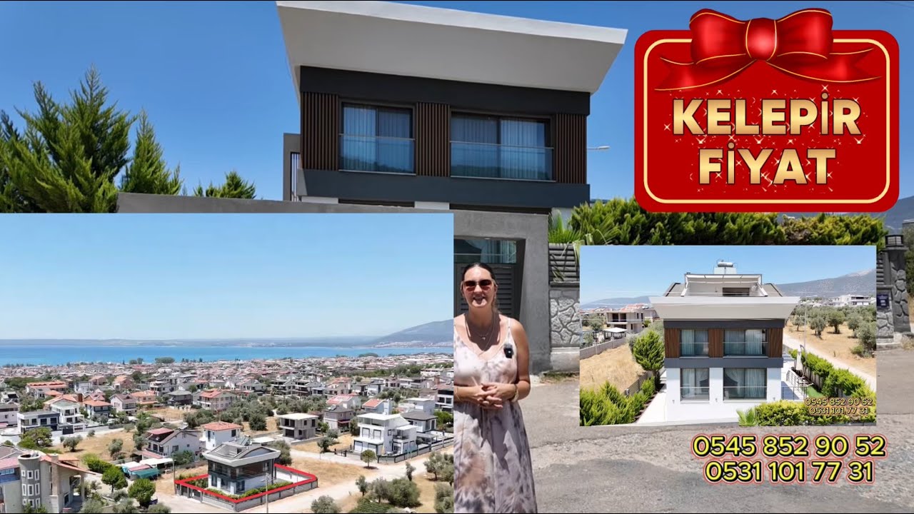 KELEPİR! Denize Yakın LÜKS 4+1 Villa -- 360 m2 Arsa, 180 m2 Kullanım