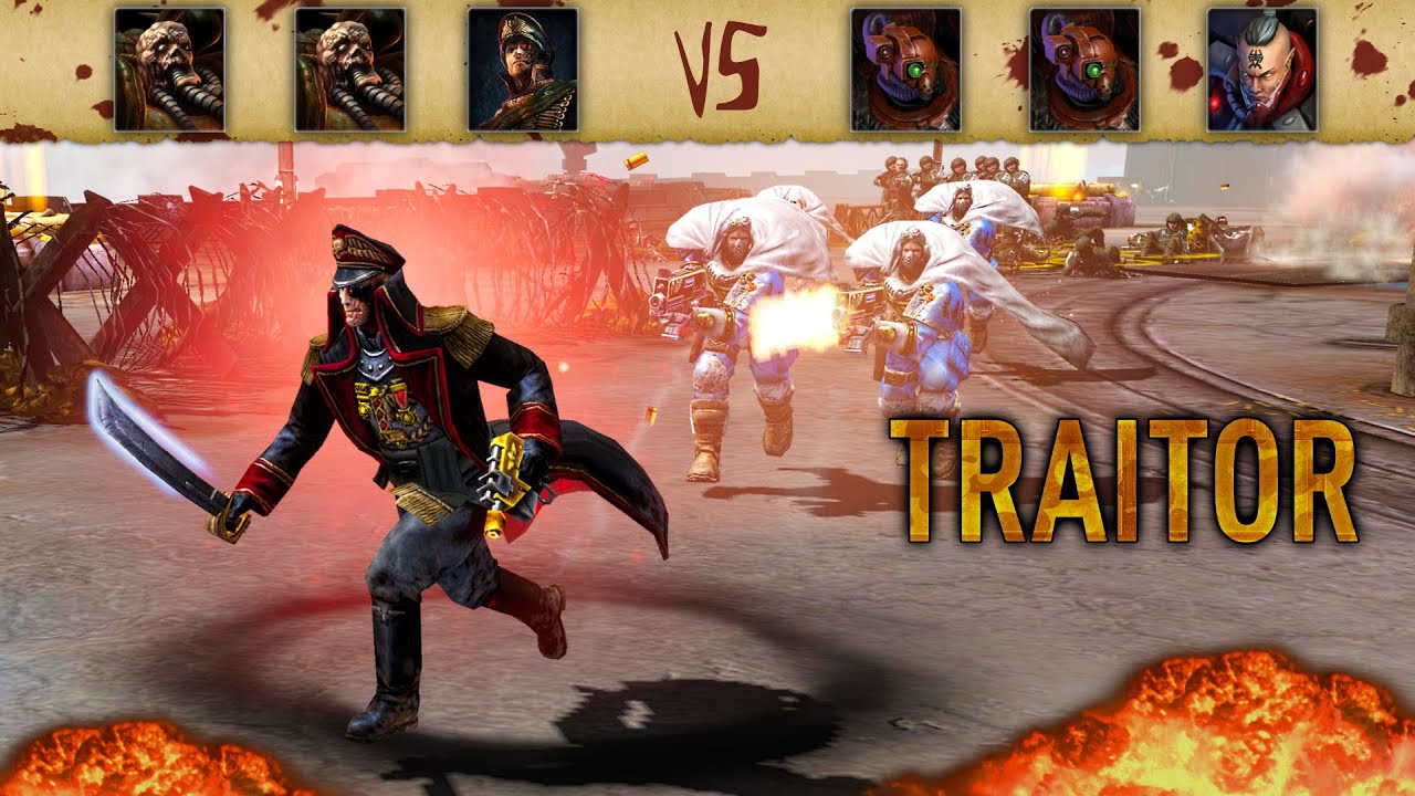 Dawn of War 2 - 3v3 | Gilliman + Papa Nurgle + Late [vs] Corniflox + Alex + ABbIU