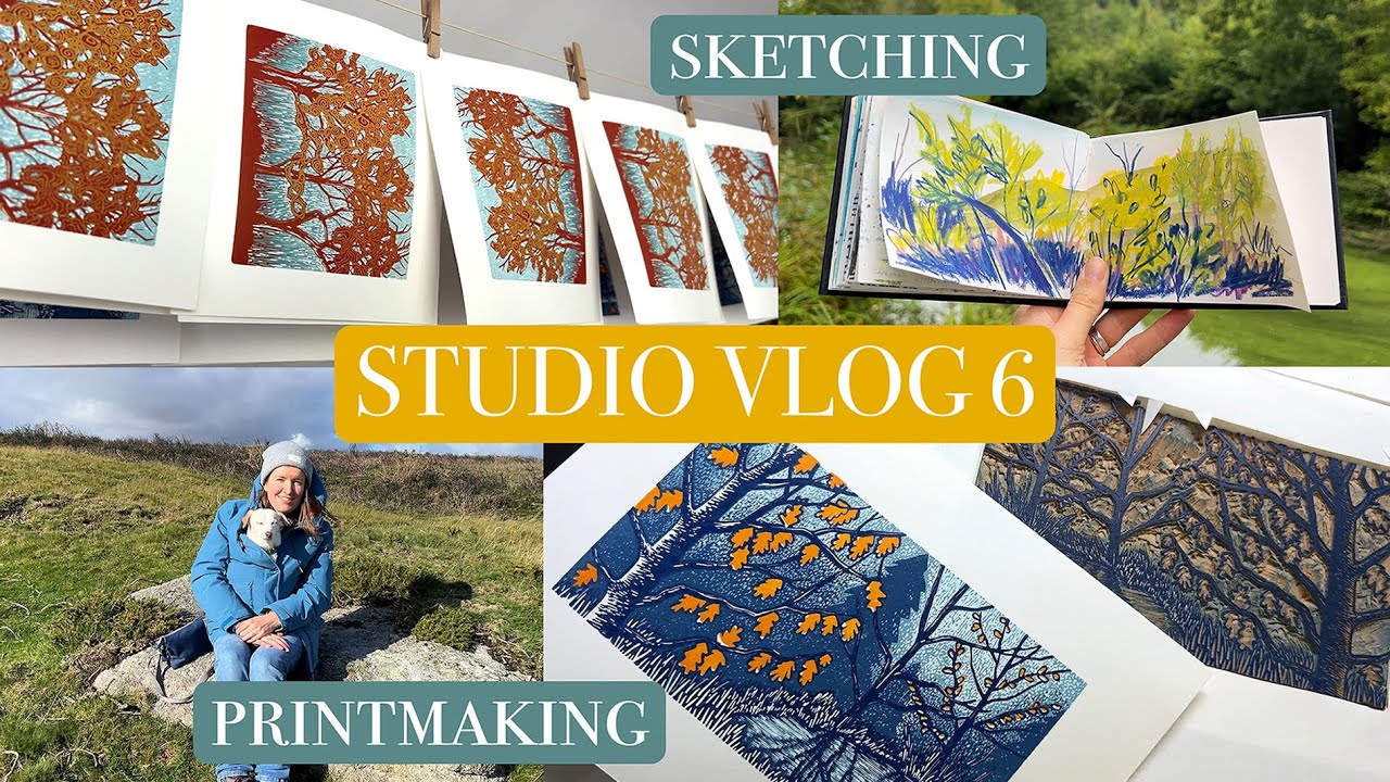 Studio Vlog 6: Printing & Sketching