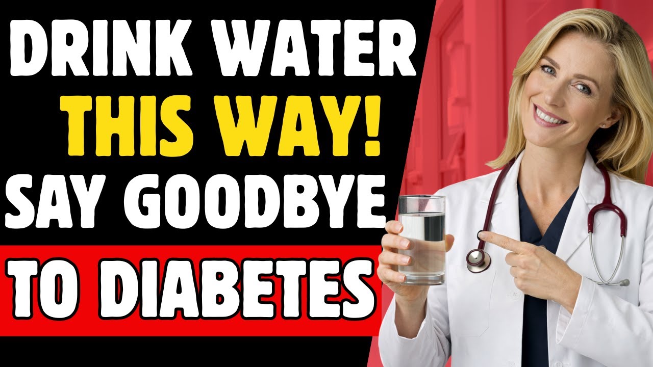 Doctor Explains: How OLDER ADULTS Should Drink Water to Support Blood Sugar and Diabetes Health