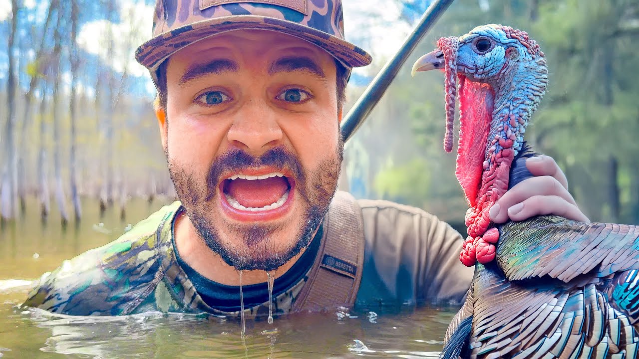 I Spent 7 Days Camping & Hunting Swamp Turkey