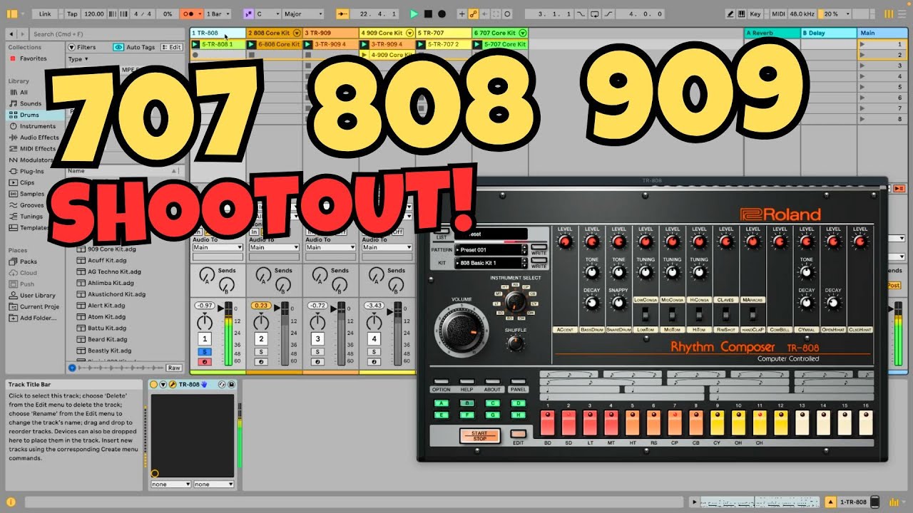 ROLAND CLOUD vs ABLETON DRUM RACKS
