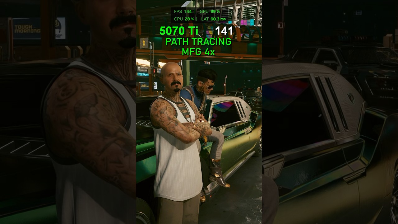 Cyberpunk 2077 4k - RTX OFF vs RTX ULTRA vs PATH TRACING | 5070 Ti #5070ti#pathtracing#cyberpunk2077