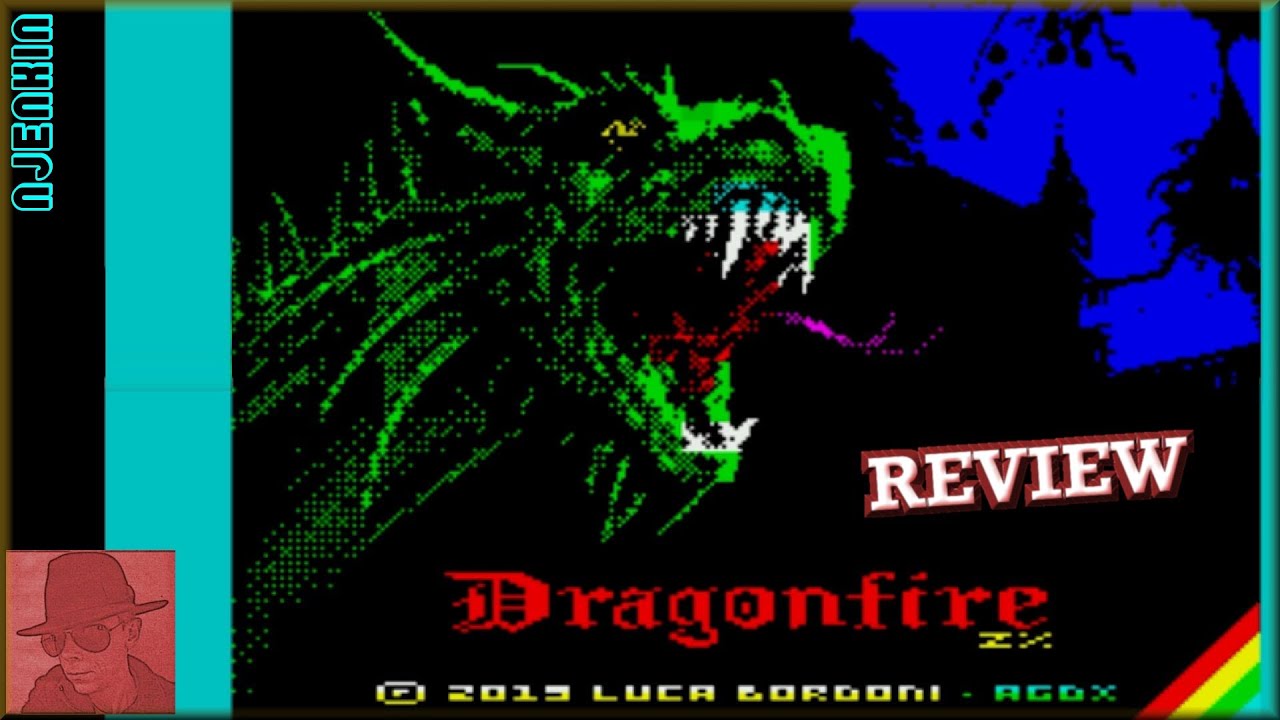 Dragonfire ZX: Самодельная игра 2018 года для ZX Spectrum 48K!! С комментариями.
