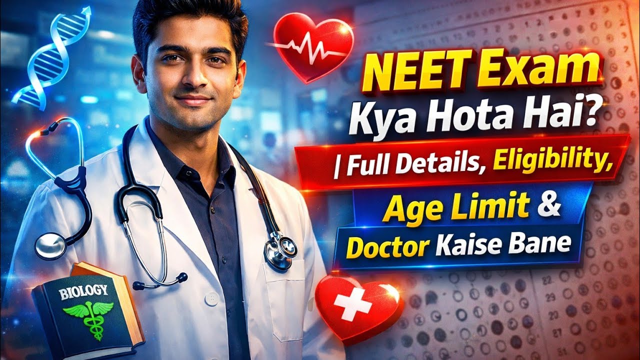 NEET Exam Kya Hota Hai? | Full Details, Eligibility, Age Limit & Doctor Kaise Bane| #neet2026