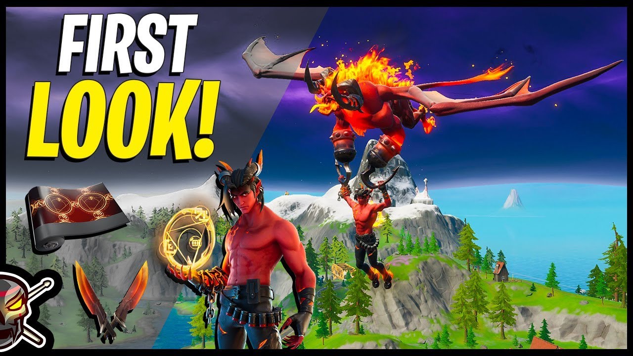 DOMINION First Look & Gameplay | Burning Blades | Burning Beast Glider |  (Fortnite Battle Royale)