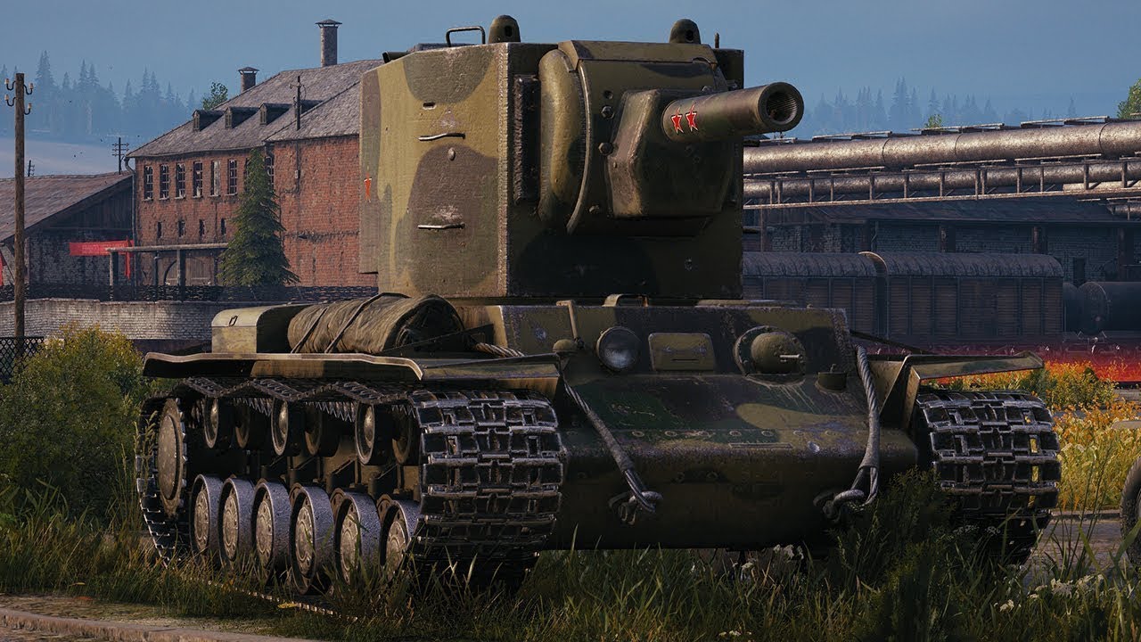 World of Tanks KV-2 - 14 Kills 6.7K Damage (1 VS 5) #wot