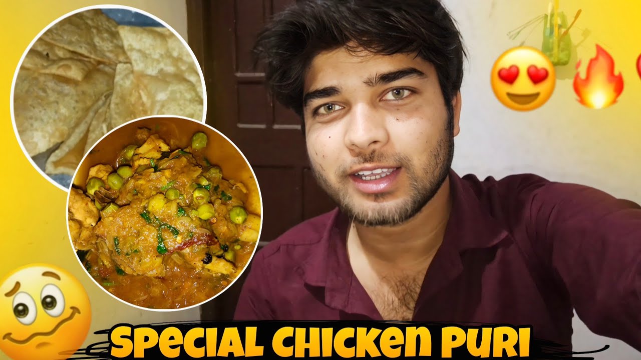 Aaj Ban Gaya Chicken aur Puri! 🍗 | Gas Rate Badhne Ka Tension ⛽ | Student Life Vlog