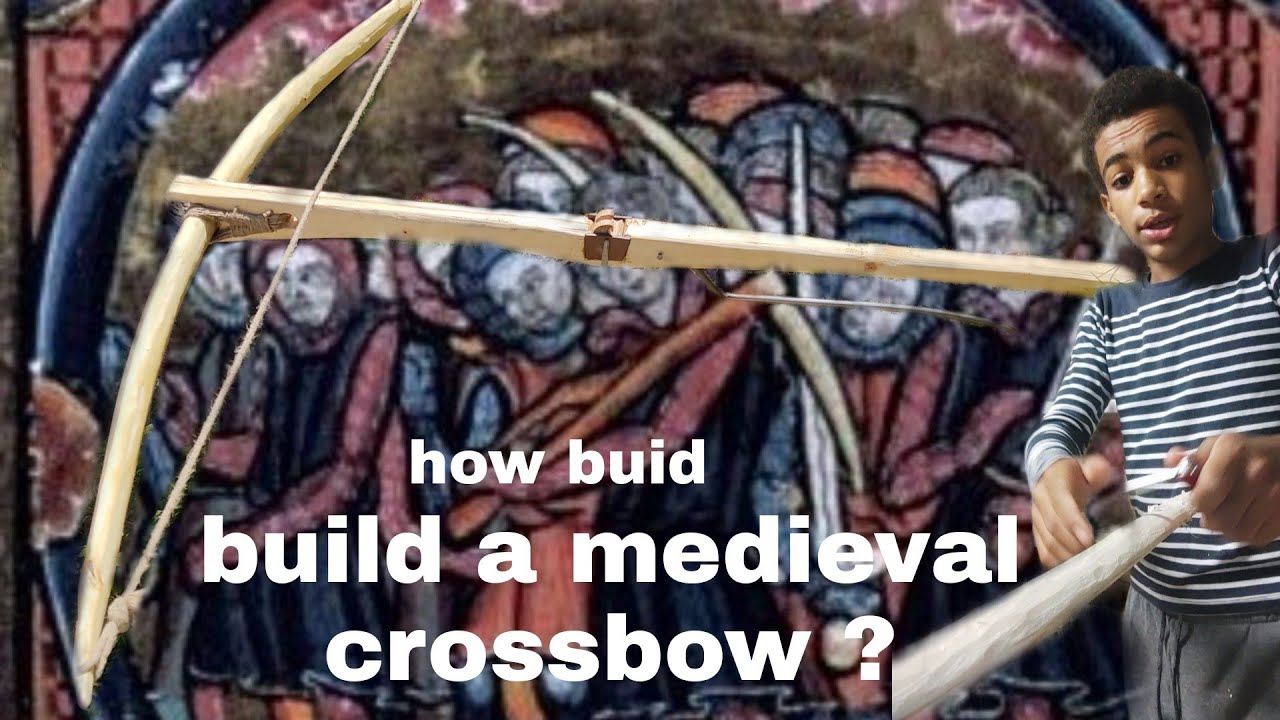 build a early medieval crossbow - construire une arbalète médiévale