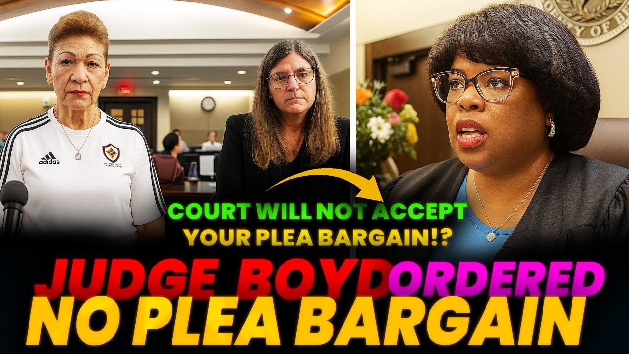 Judge Boyd showed NO MERCY - NO PLEA bargain Agreement for this FELONY