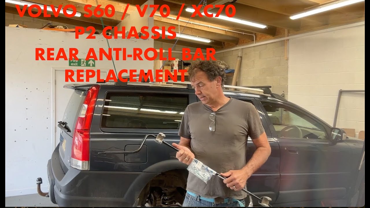 Volvo S60, V70, XC70 P2 chassis, Rear anti-roll bar replacement / exhaust repair