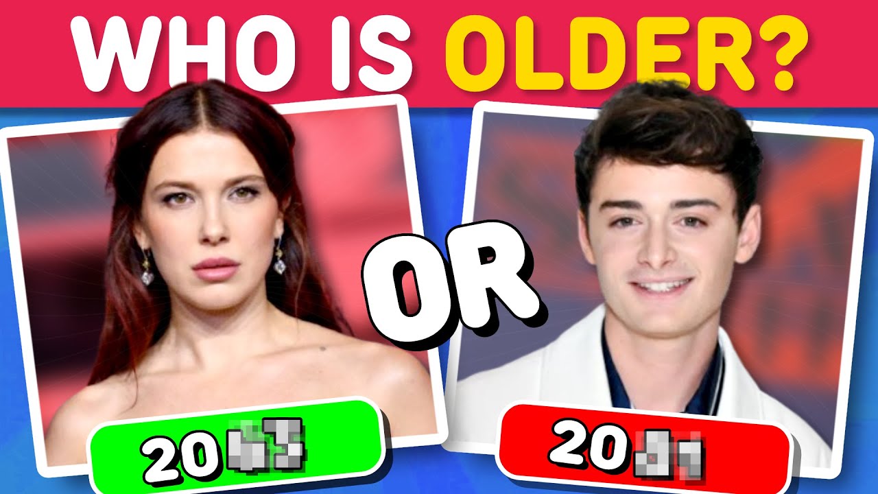 GUESS WHO’S OLDER 🤔 📅 | Celebrity Quiz
