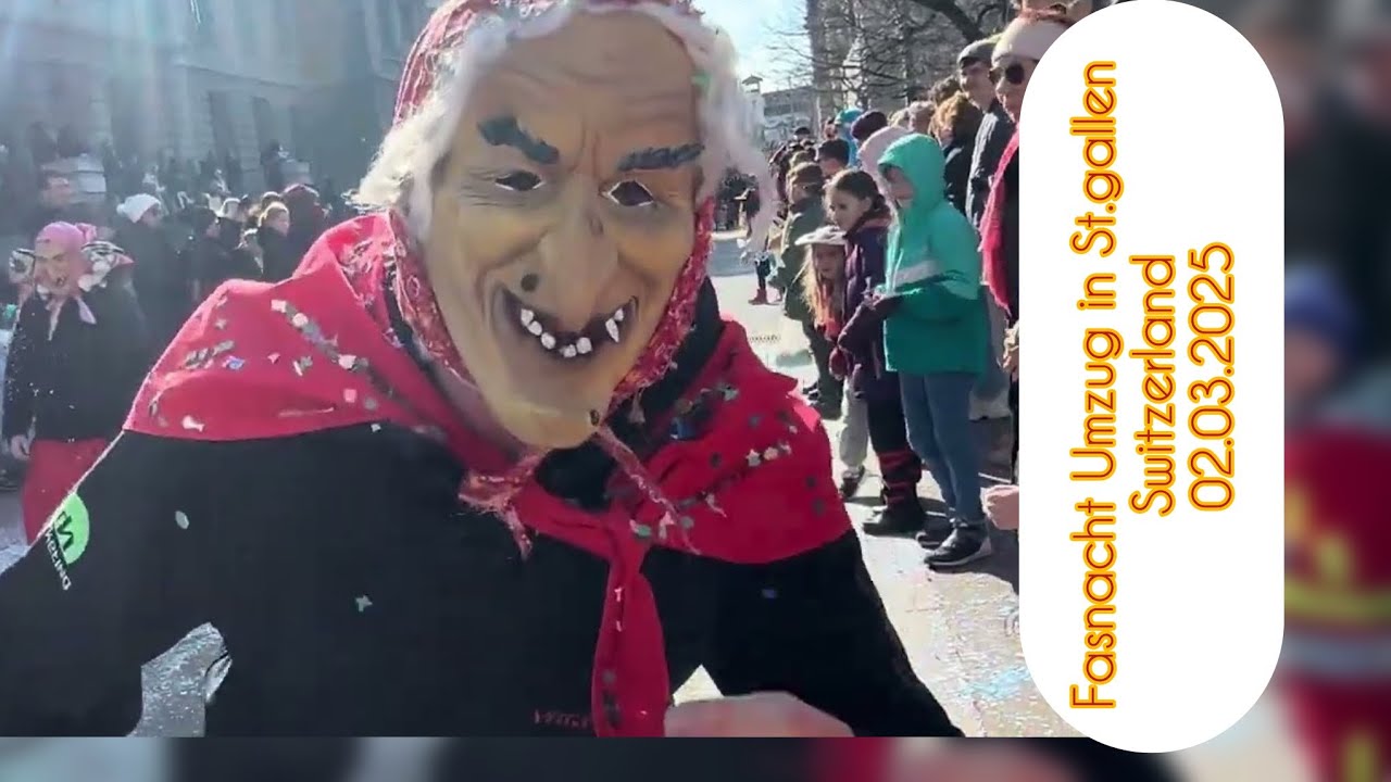 Fasnacht 2025 in St. Gallen, Switzerland