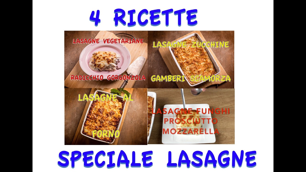 Lasagne come Non le Hai Mai Provate | 4 Ricette da Provare Subito #lasagna #bolognese #italia