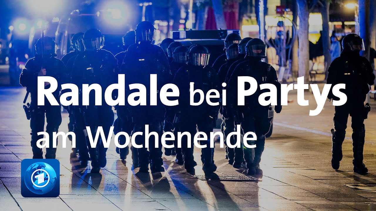 Randale bei Partys am Wochenende