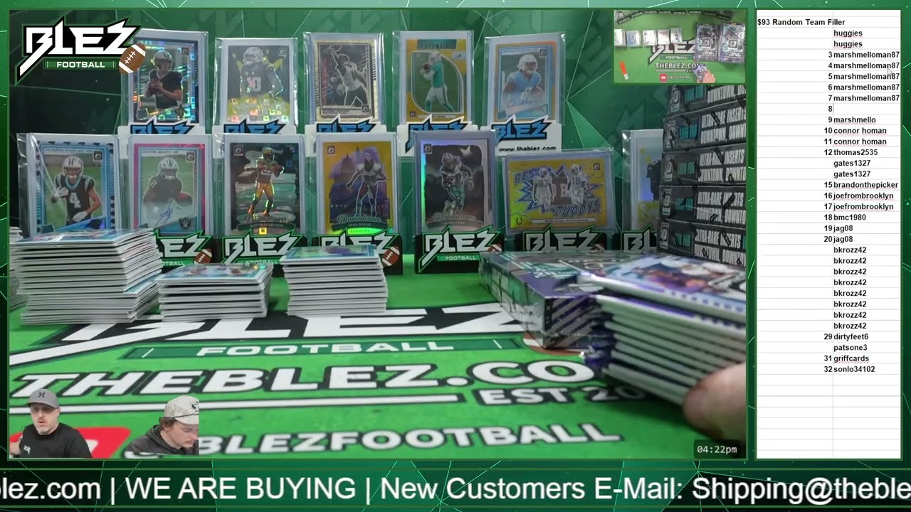 2025 Panini Optic Hobby PYC #02 12 Box Full Case NFL Pick Your Color Break