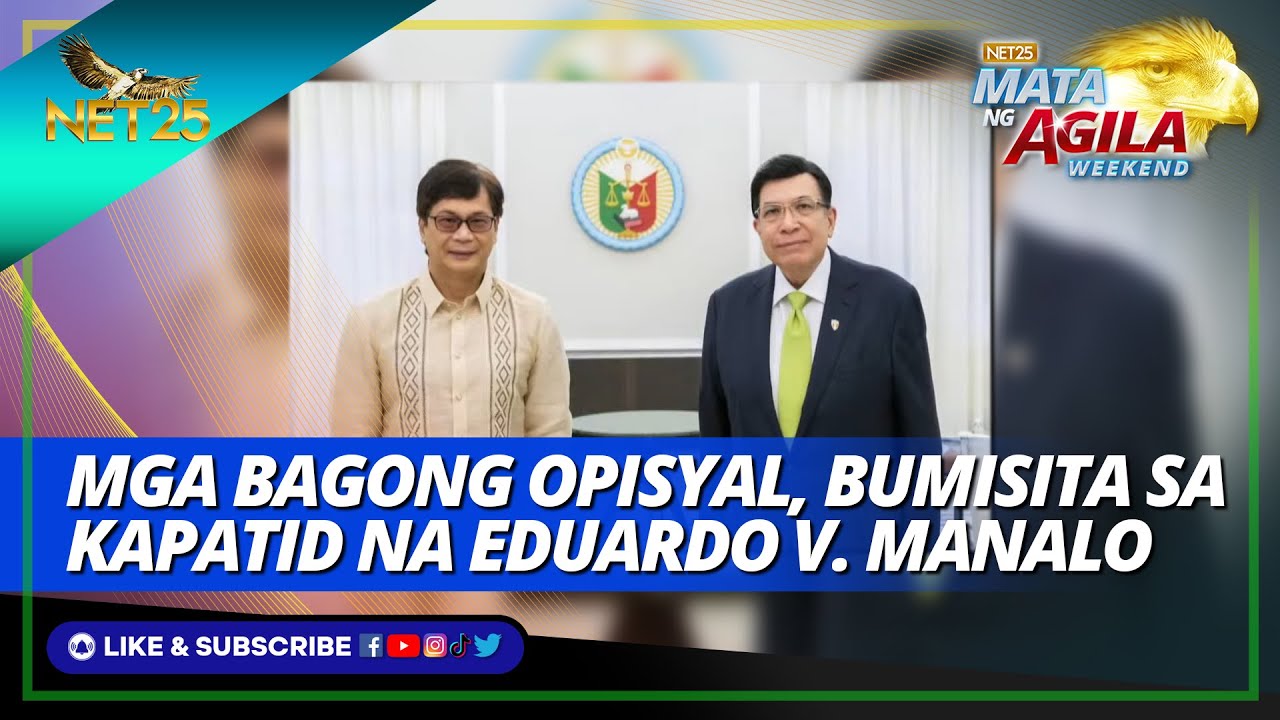 MGA BAGONG HALAL AT ITINALAGANG OPISYAL, BUMISITA SA KAPATID NA EDUARDO V. MANALO