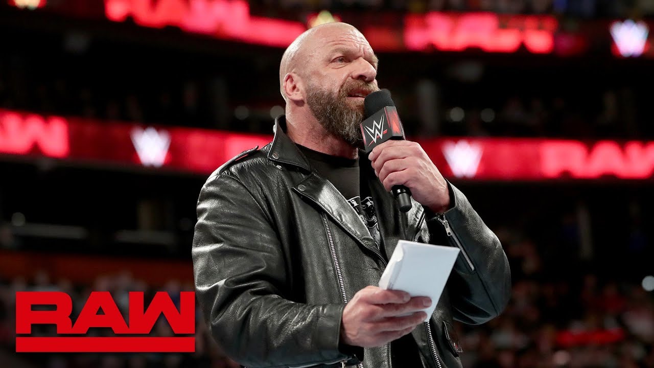 Triple H will put his career on the line against Batista at WrestleMania: Raw, March 25, 2019