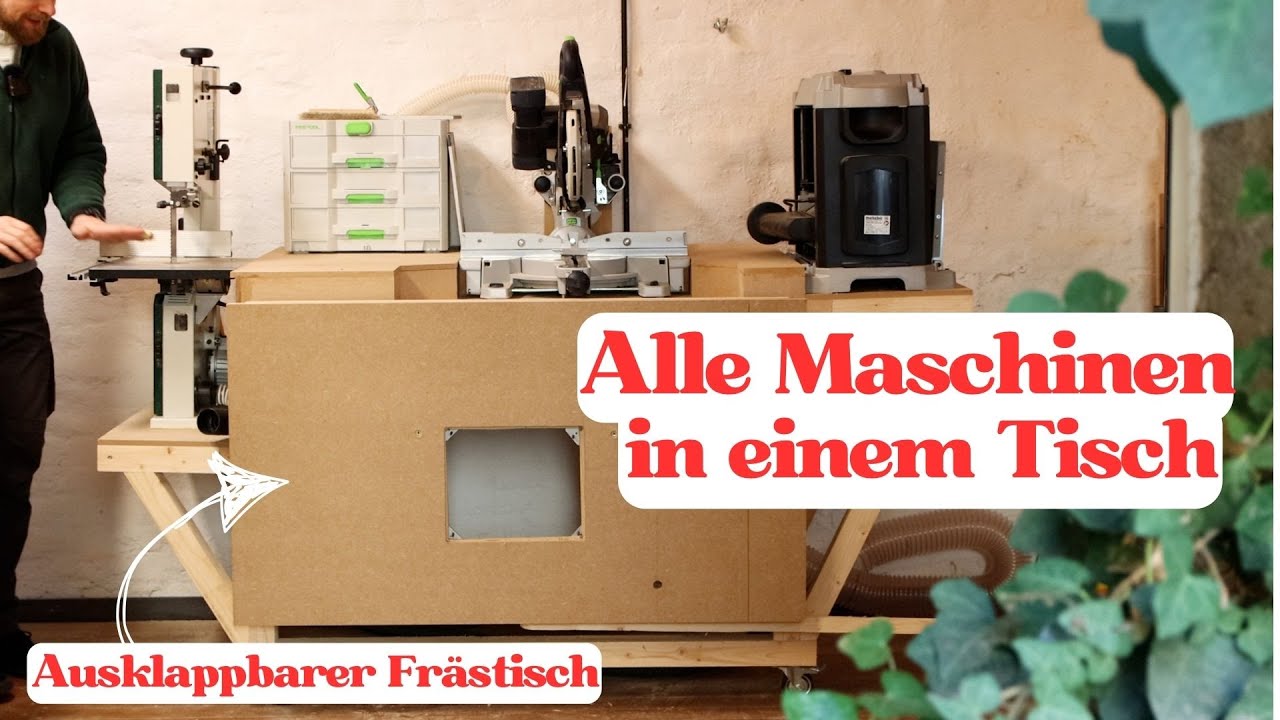 Der kann alles: 5 in 1 Maschinentisch / Bandsäge bis Dickenhobel, diese Geräte empfehle ich euch!