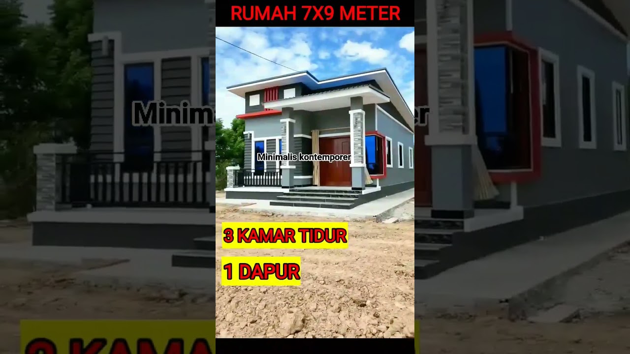 model rumah 7x9