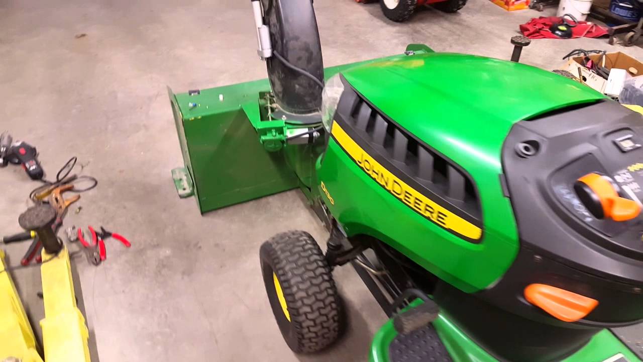 full modification of my tractor mounted snow blower