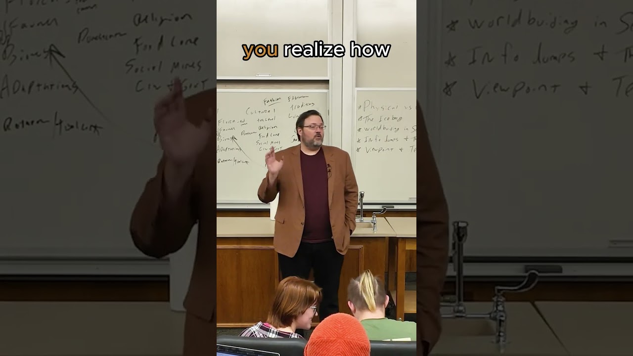 Do You Have Worldbuilders Disease?  - Brandon Sanderson's Writing Lecture #writing #worldbuilding
