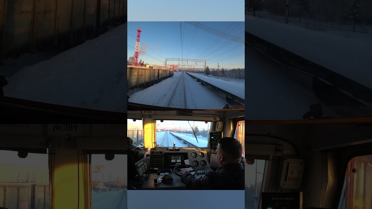 Обсуждаем новые электровозы Ермак 🤔 едем на ЭП1 #shorts