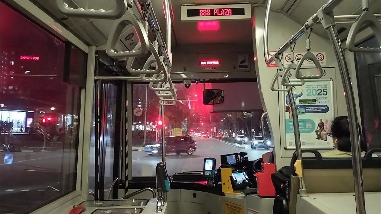 [車内撮影走行音] (その2) i film @sgbus channel admin's rep bus SMB92U 951E - Mercedes Benz OC500LE 2009年式