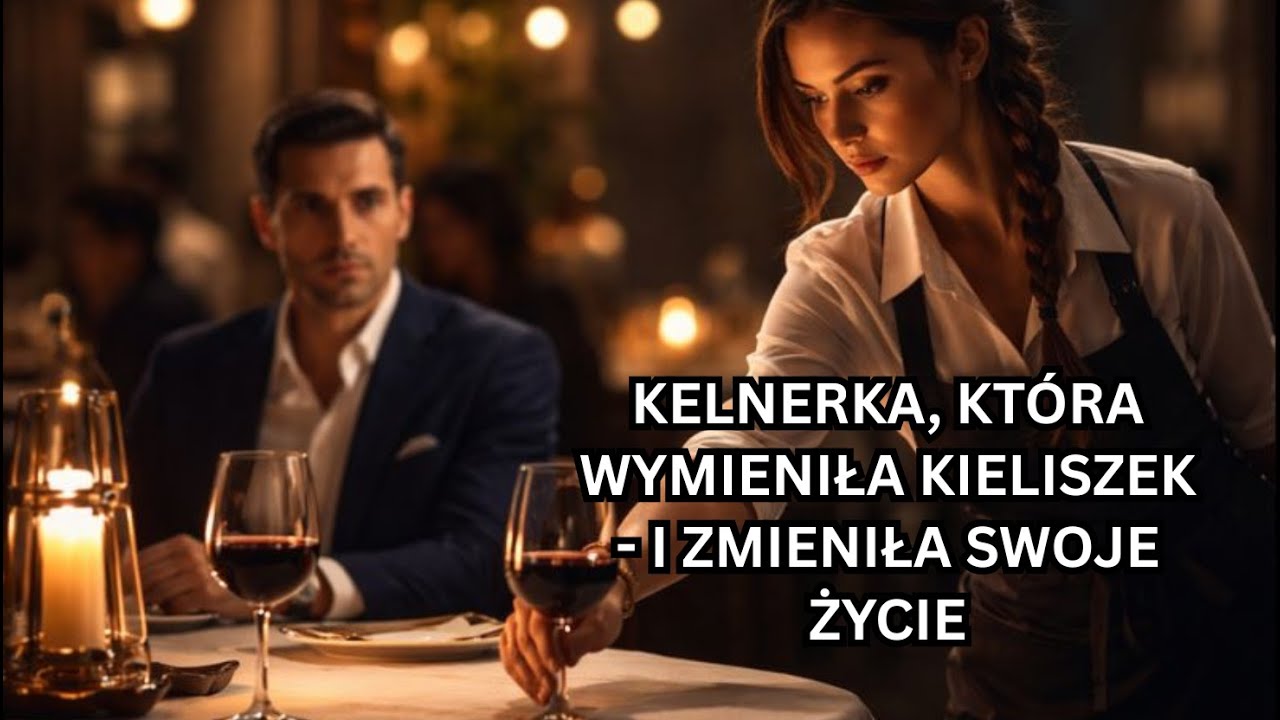 Kelnerka cicho wymieniła mu kieliszek - miliarder obserwował, wiedząc, że uratowała jego życie
