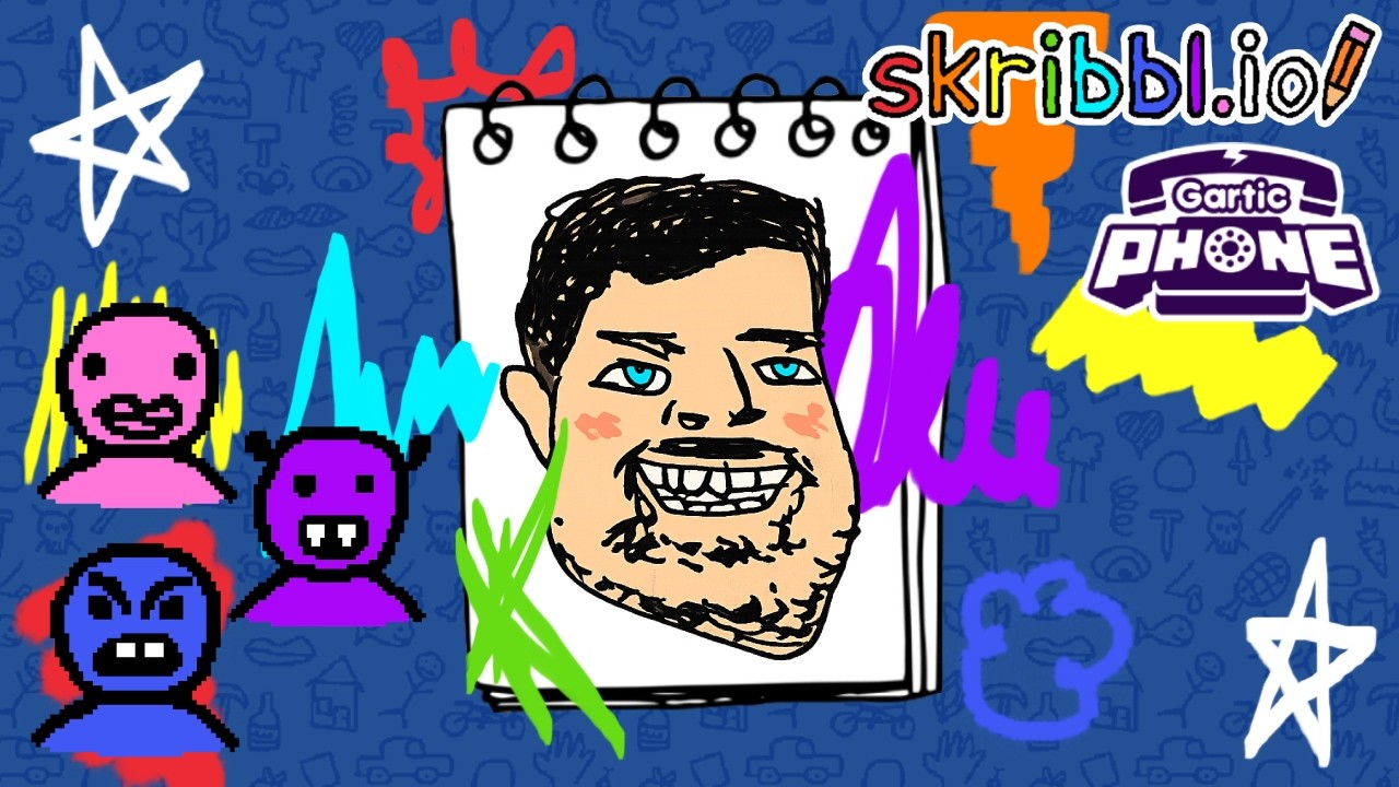 Three People, Zero Artistic Talent (Skribbl.io and Gartic Phone)