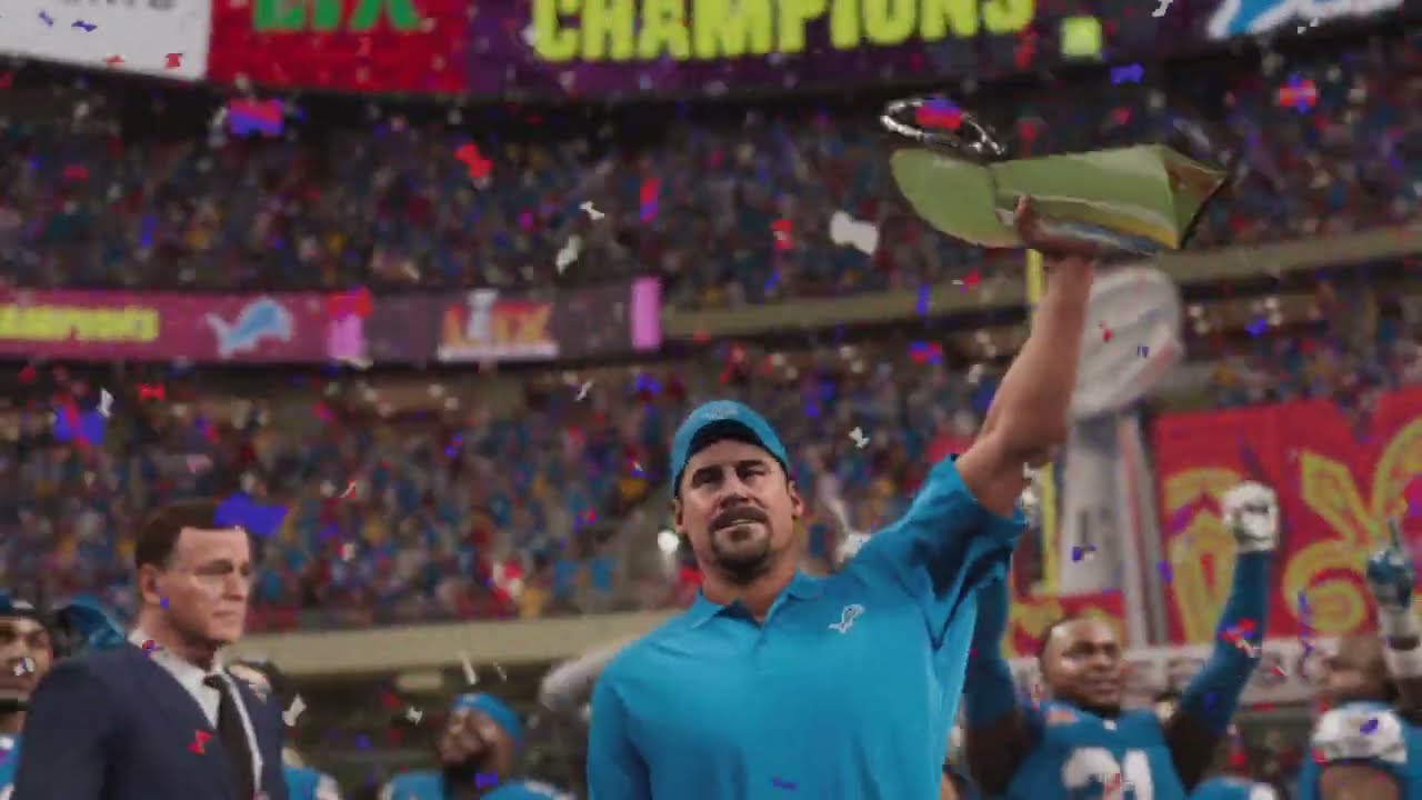 Lions' Super Bowl LIX Trophy Presentation
