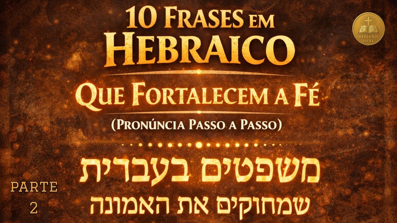 Aprenda 10 frases em Hebraico que fortalecem a Fé com pronúncia parte 2