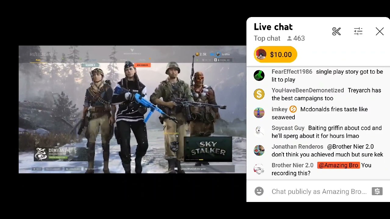 Griffin Gaming's latest stream gets heated over vanguard
