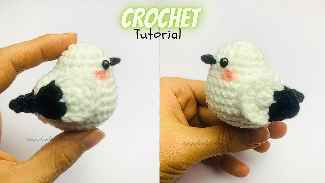 How to Crochet Pigeon Birds  | Crochet Bird Tutorial | Hướng dẫn móc chim bồ câu