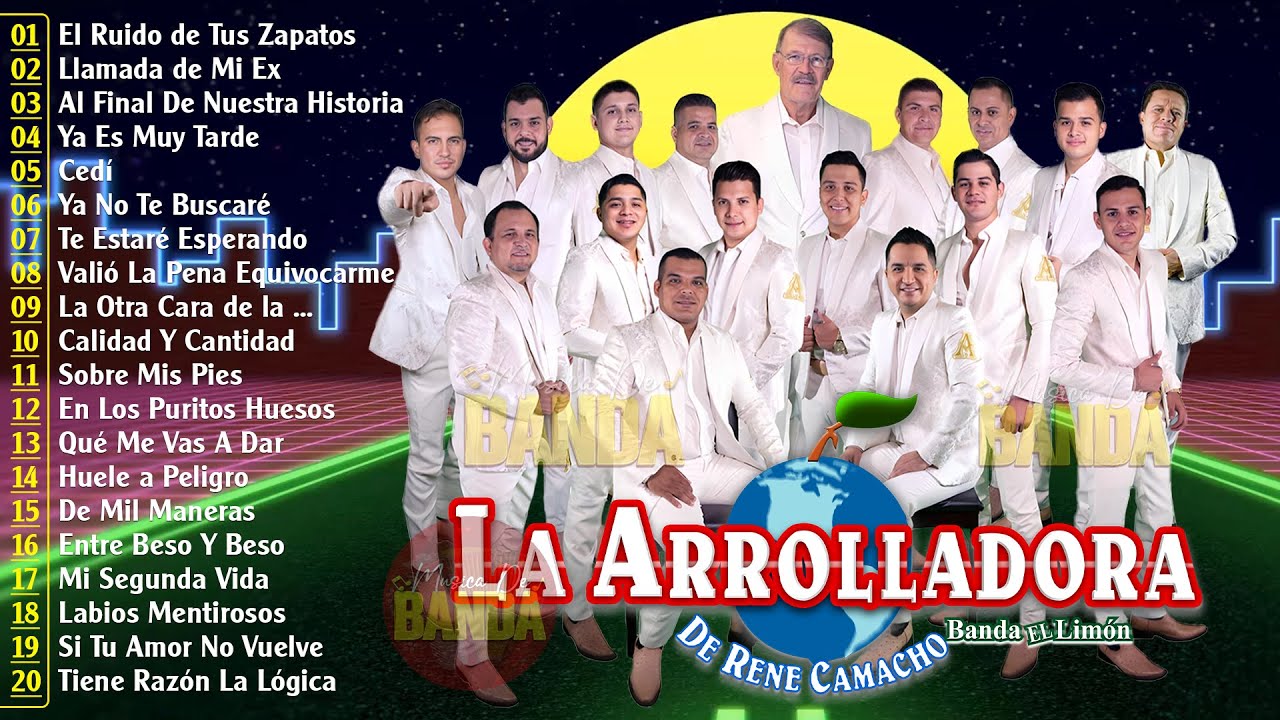 La Arrolladora Banda El Limon Mix - Lo Mas Romantico - Sus Mejores Exitos   Mix Banda Romanticas