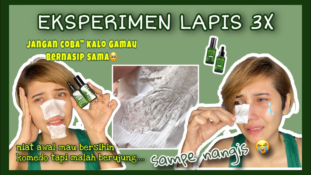 HATI-HATI BREYLEE BLACKHEAD MASK PALSU? BERSIHKAN KOMEDO DAN KECILKAN PORI #breylee #blackheadmask