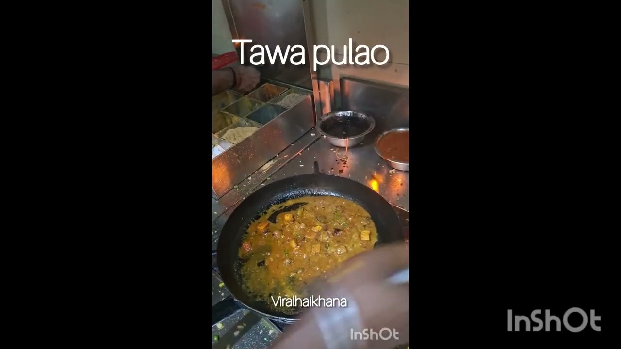 Mumbai style Tava PulaoButter + Masala = Dil Jeet Liya 😍Street food lovers, yeh miss mat karo 🤤 